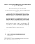 White Paper: Fatigue Life Estimation of Helicopter Landing Probe Based on Dynamic Simulation